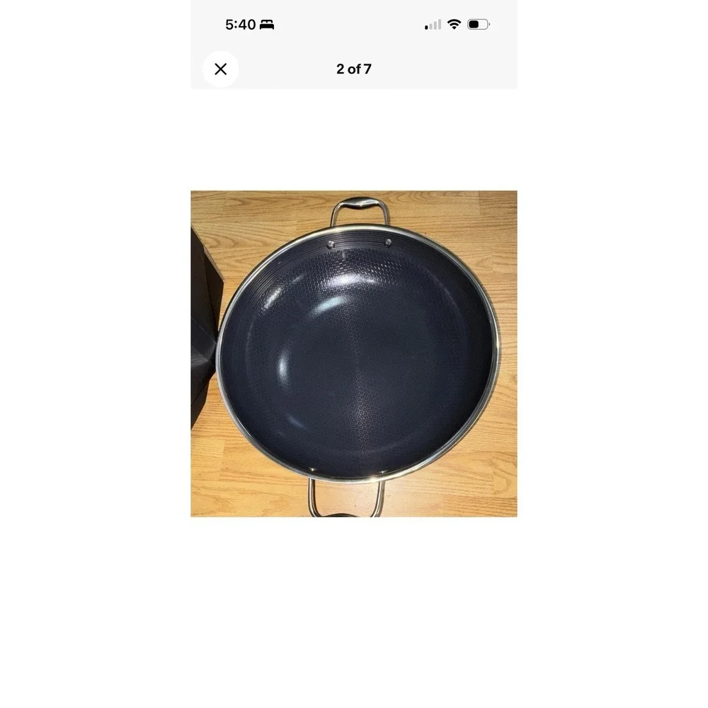 HexClad Hybrid Nonstick Stainless Steel 14